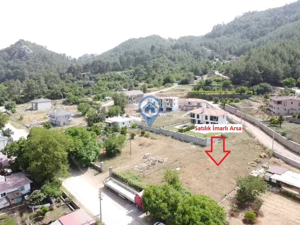 MARMARIS ÇAMLI MAHALLESINDE İMARLI SATILIK ARSA