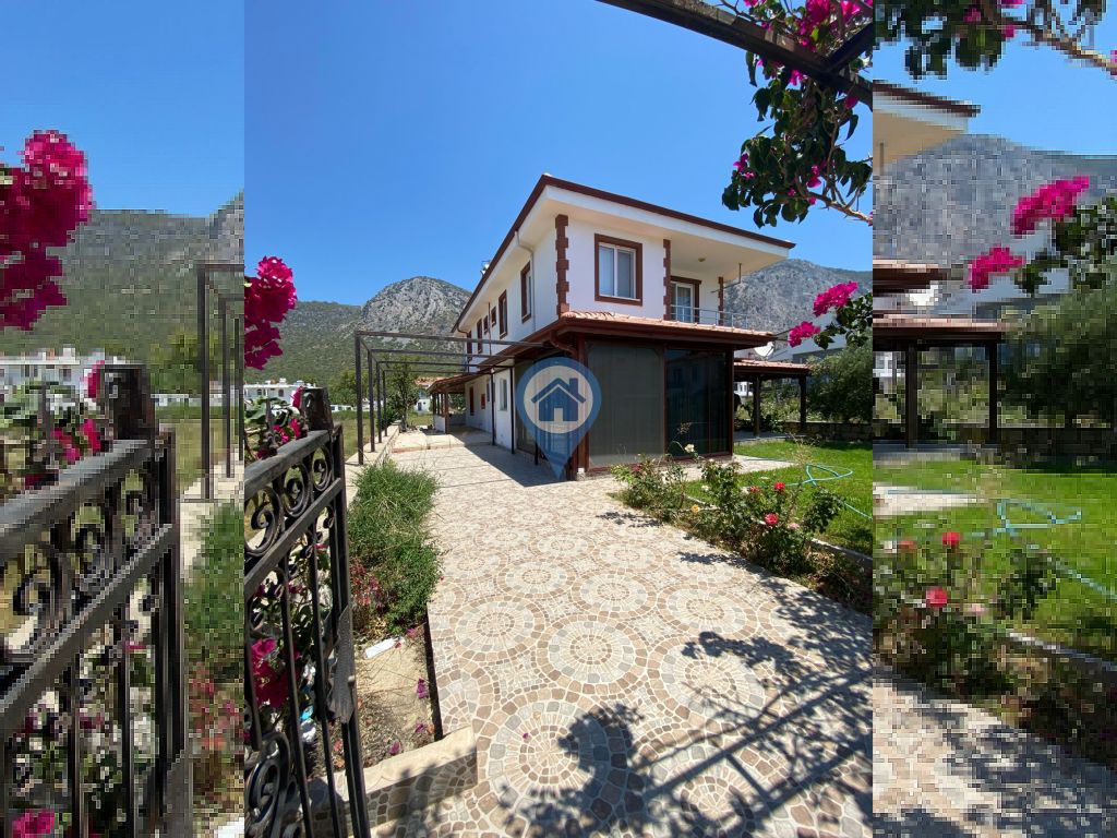 SU GAYRIMENKUL ÖREN SAHILE YAKIN KONUM SATILIK 3+1 İKIZ VILLA