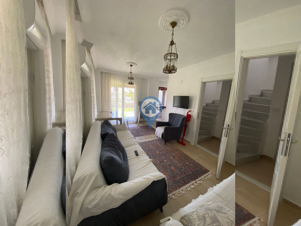 SU GAYRIMENKUL ÖREN SAHILE YAKIN KONUM SATILIK 3+1 İKIZ VILLA