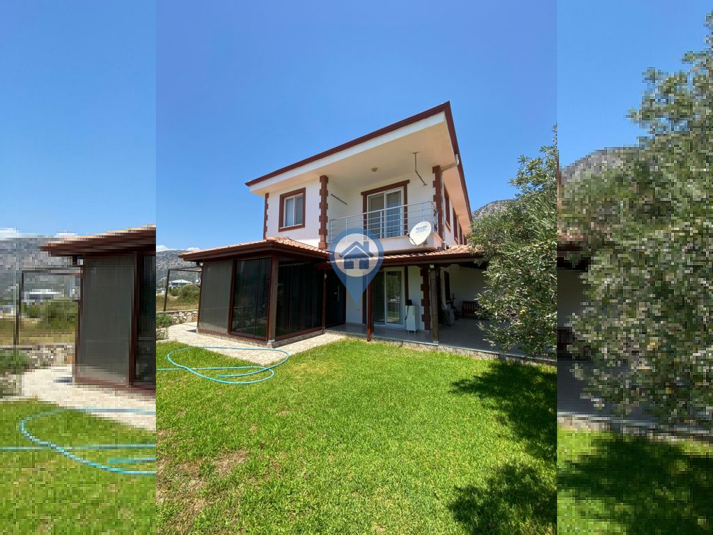 SU GAYRIMENKUL ÖREN SAHILE YAKIN KONUM SATILIK 3+1 İKIZ VILLA