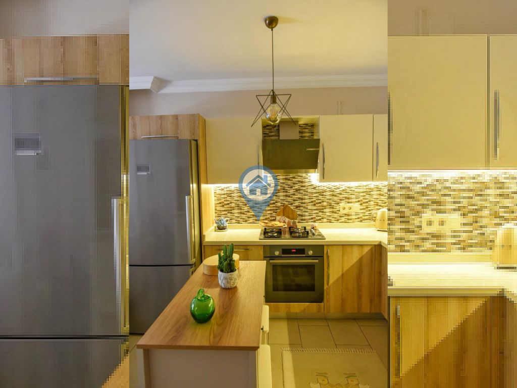 NEZİH SİTEDE BAHÇE KATI LÜKS EŞYALI 2+1 AÇIK MUTFAK 70M2 DAİRE