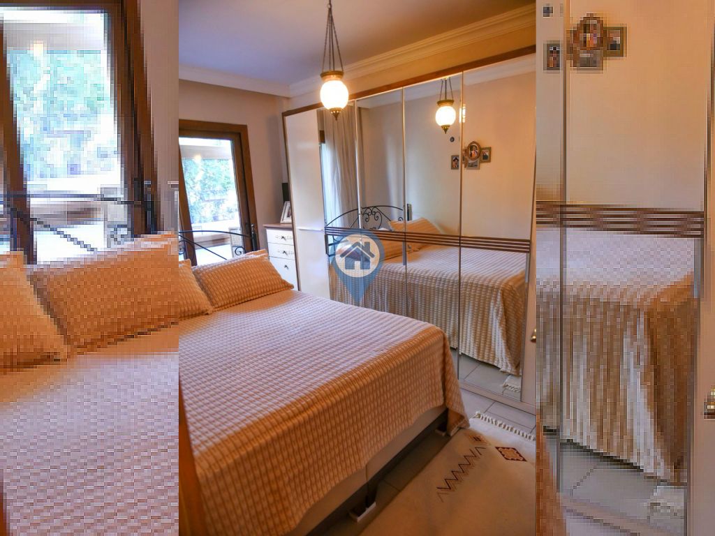 NEZİH SİTEDE BAHÇE KATI LÜKS EŞYALI 2+1 AÇIK MUTFAK 70M2 DAİRE