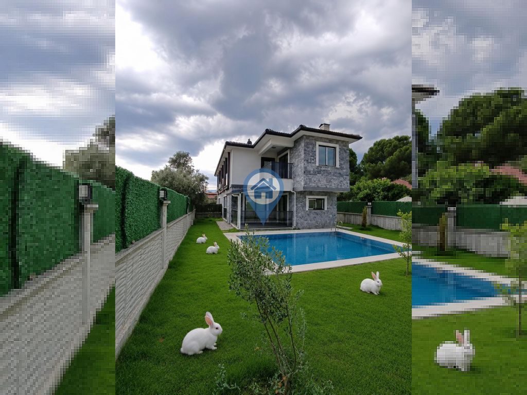 MUĞLA ATAKÖYDE 3+1 DUBLEKS HAVUZLU BAHÇELİ MÜSTAKİL VİLLA