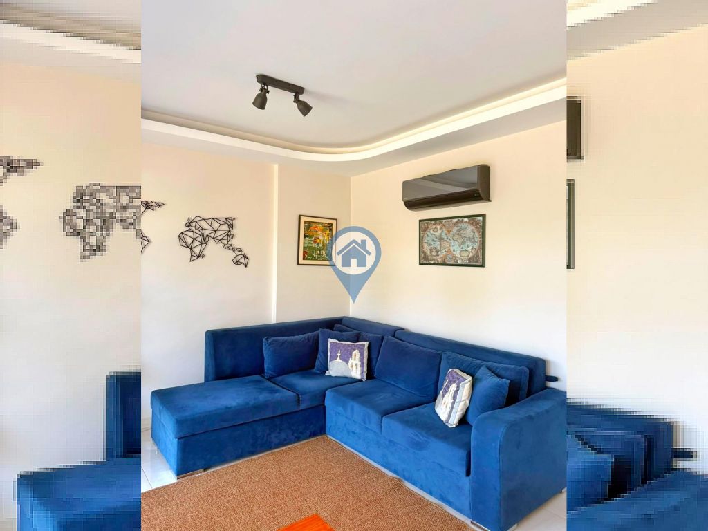 HAVUZLU SİTEDE SAKİN KONUMDA EŞYALI SATILIK 2+1 DAİRE