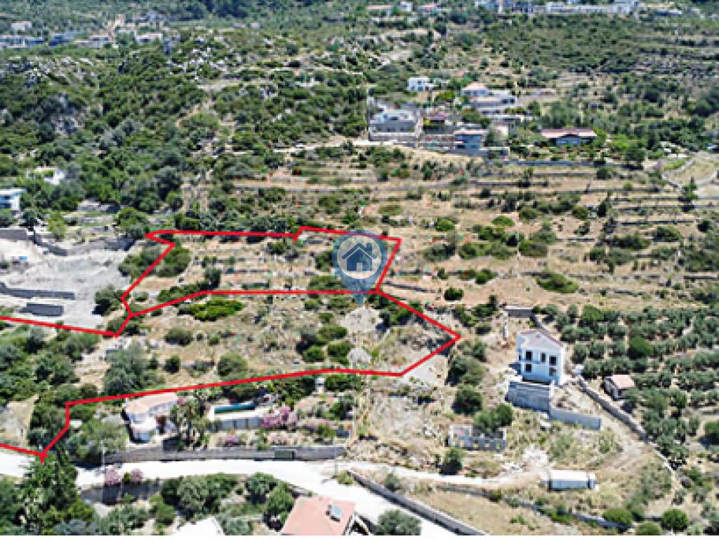 MARMARİS SÖĞÜTTE PANORAMİK DENİZ MANZARALI İMARLI ARSA