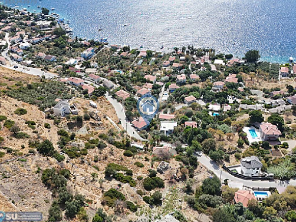 MARMARİS SÖĞÜTTE PANORAMİK DENİZ MANZARALI İMARLI ARSA